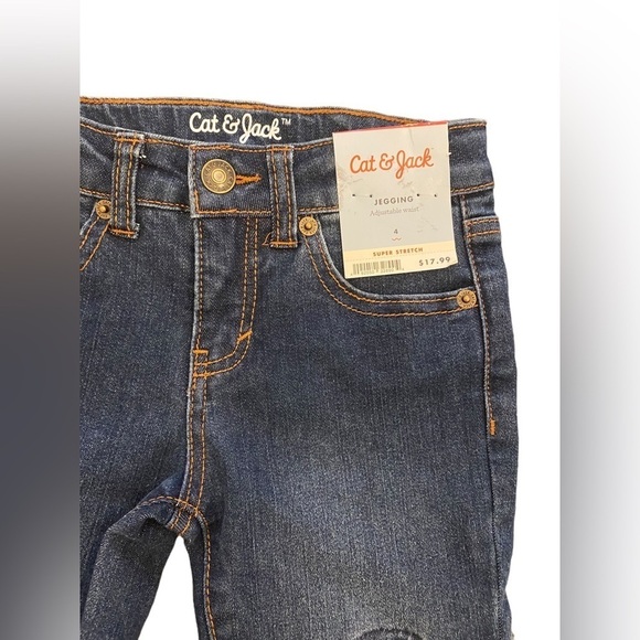 Girls Cat & Jack Jegging Sz 4 NWT - Picture 4 of 4